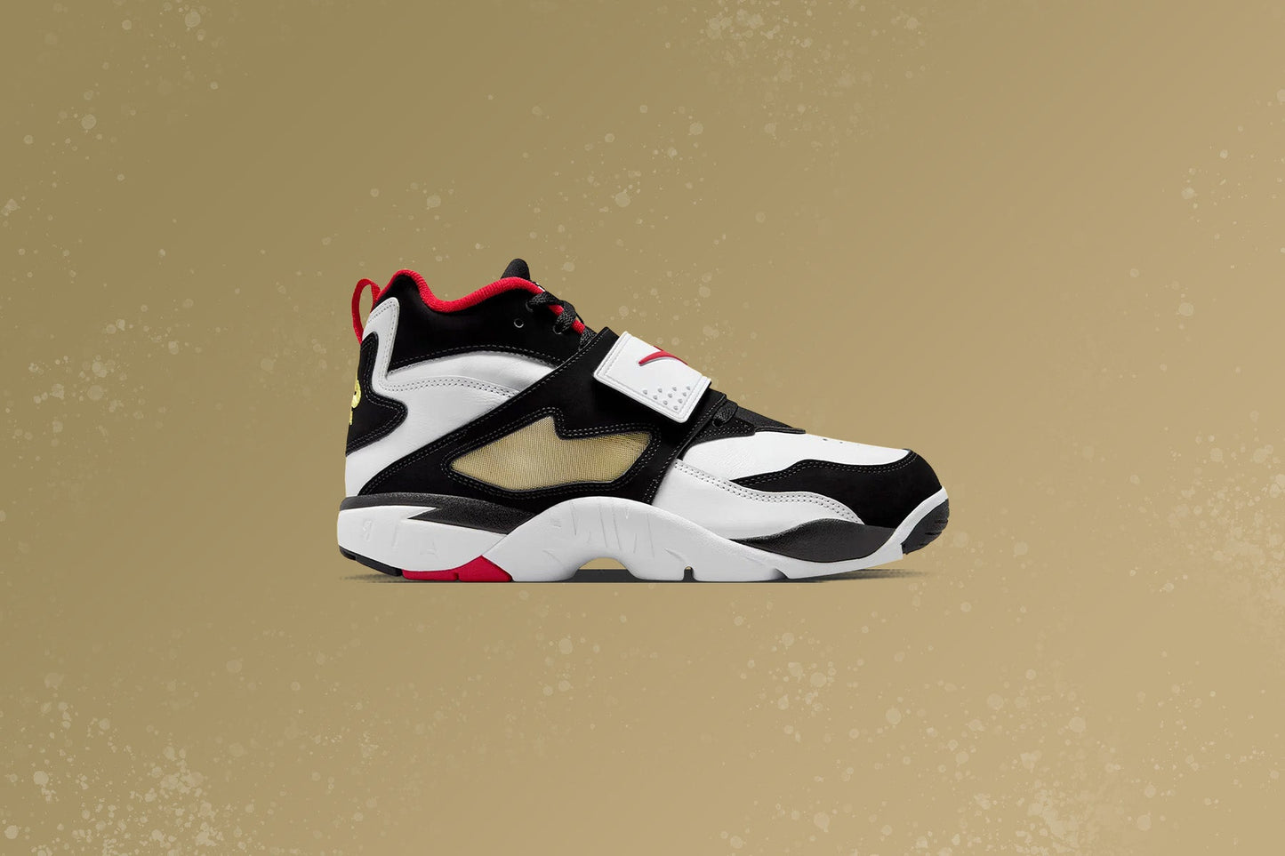 Air Diamond Turf - White/Fire Red/Black/Metallic Gold