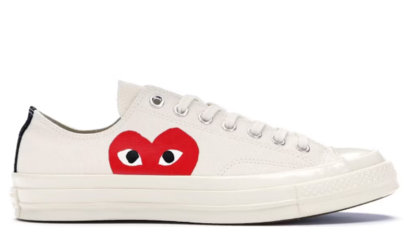 CDG x Chuck Taylor All Star 70s Ox Comme des Garcons PLAY White (UNISEX)