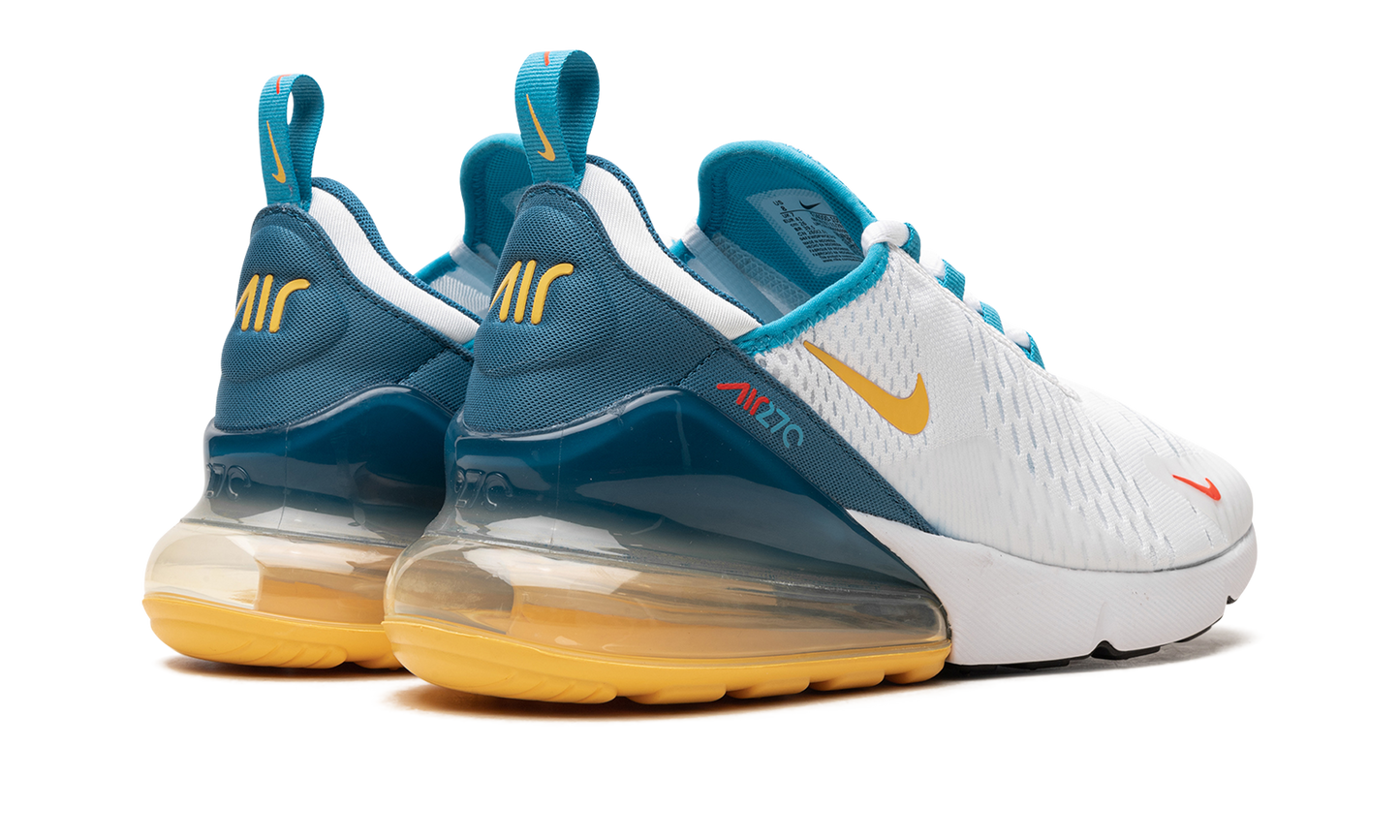 Air Max 270 "White Industrial Blue Citron Pulse" FJ4000 100