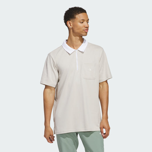 Men's adidas Essentials Quarter-Zip Polo Shirt