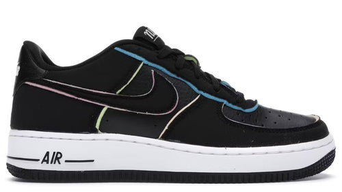 Force 1 Low Black Pink Barely Volt (GS)