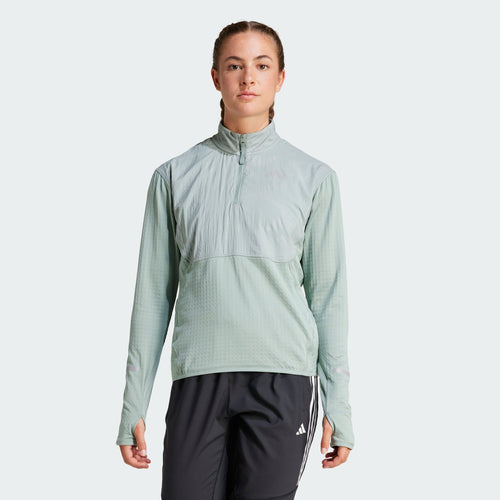 Women's adidas Ultimate Hi Vis Reflective 1/2-Zip Top