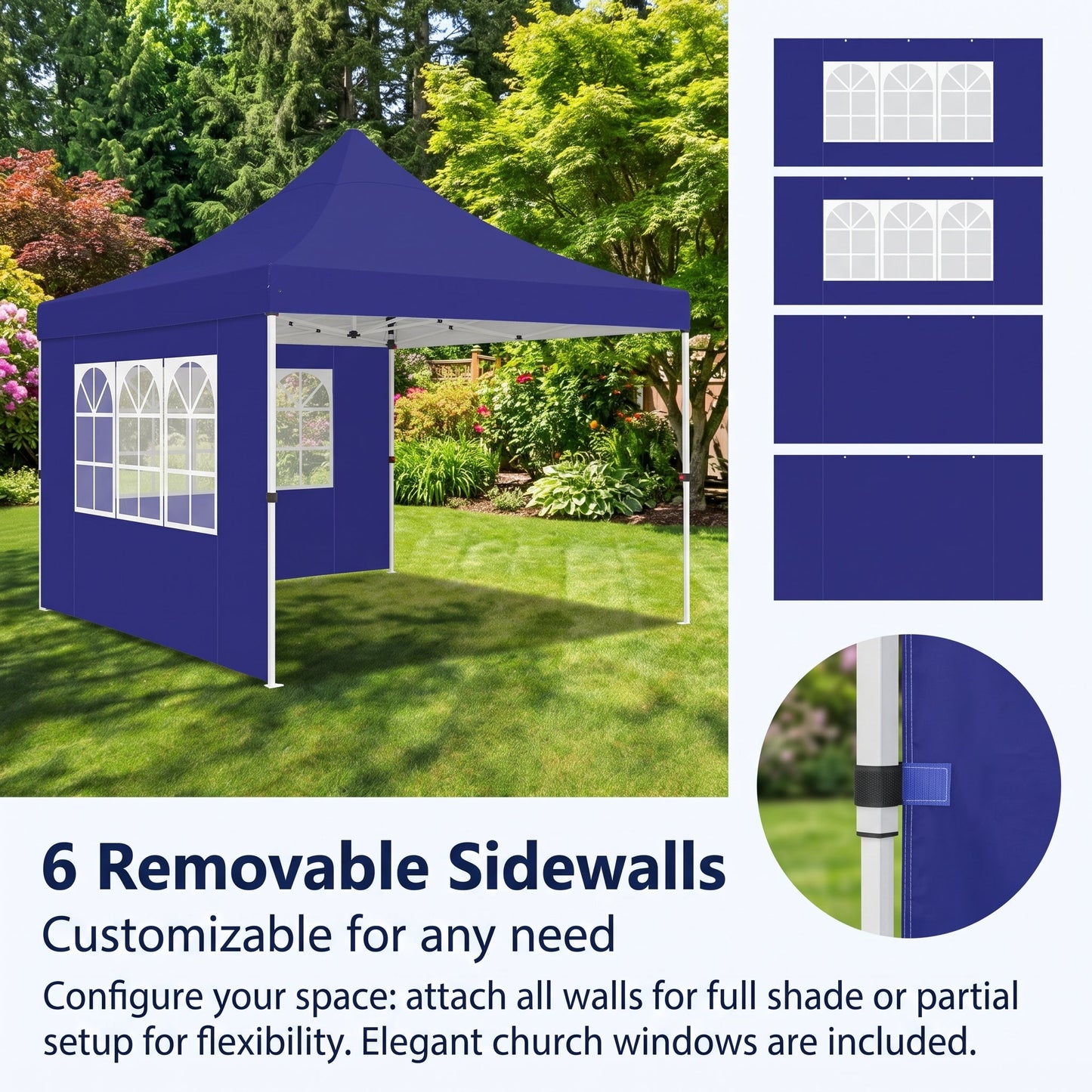 🔥[Hot sale]🔥10x20Pop up Canopy Tent with 6 sidewalls Commercial Heavy Duty Canopy UPF 50+ All Weather Waterproof Outdoor Wedding Party Tents