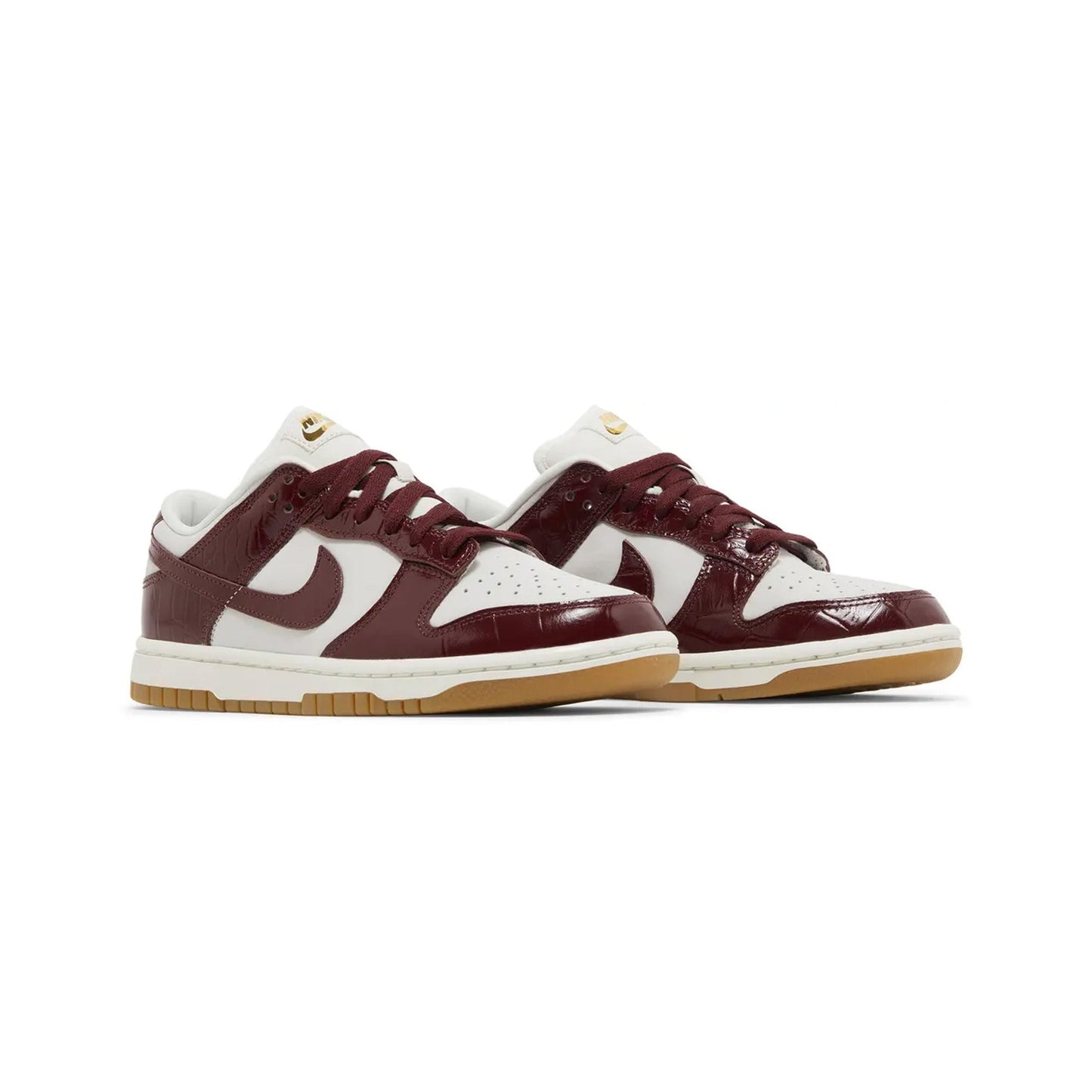 Dunk Low LX 'Dark Team Red Croc' Women's (2024)