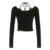 Patchwork Leopard Haled Fake Two Piece T-Shirt Women Long Sleeve Sexy Slim Design s New Blouses & Shirt Fashion