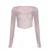 Cute Sweet Fairy Style Women¡¯s Tops Autumn Long Sleeve Slim Knitted Bowknot Lace Trim Square Collar Blouses