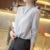 Women Spring Autumn Style Blouses Shirts Lady Office Wear OL Long Sleeve V-Neck Solid Color Blusas Tops