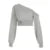 Fashion Trendy Women¡¯s Top Tees Long Sleeve Simple Skew Collar Solid One-Shoulder Comfortable Blouses Causal