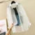 Women Elegant Long Sleeve Perspective Sheer Sunscreen Chiffon Blouse Korean Fashion Loose Shirt Women Summer Beach Cardigans