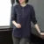 Woman Spring Autumn Style Blouses Shirts Lady Casual Long Sleeve Stand Collar Blusas Tops DF4955
