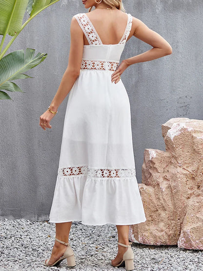 DressBetty - 2024 Sexy Backless Hollow Out Summer Evening Party Boho Dress