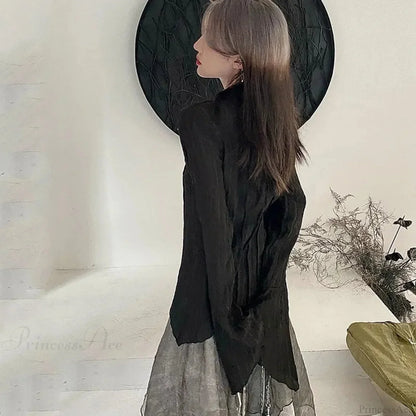 Dark Unpredictable Stylish Blouse