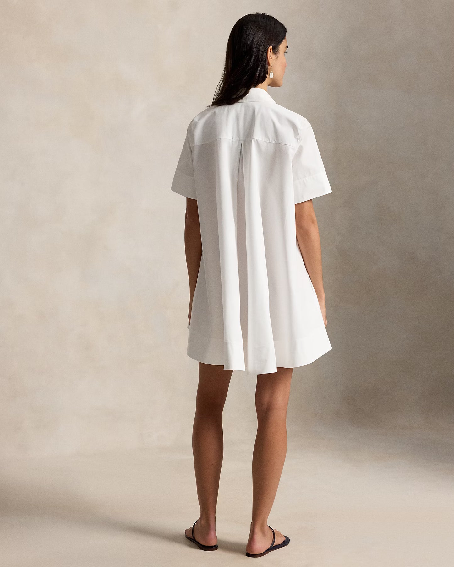 Cotton A-Line Shirtdress
