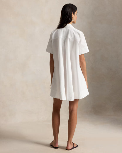 Cotton A-Line Shirtdress