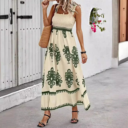 Sleeveless A-Line Party Boho Dress