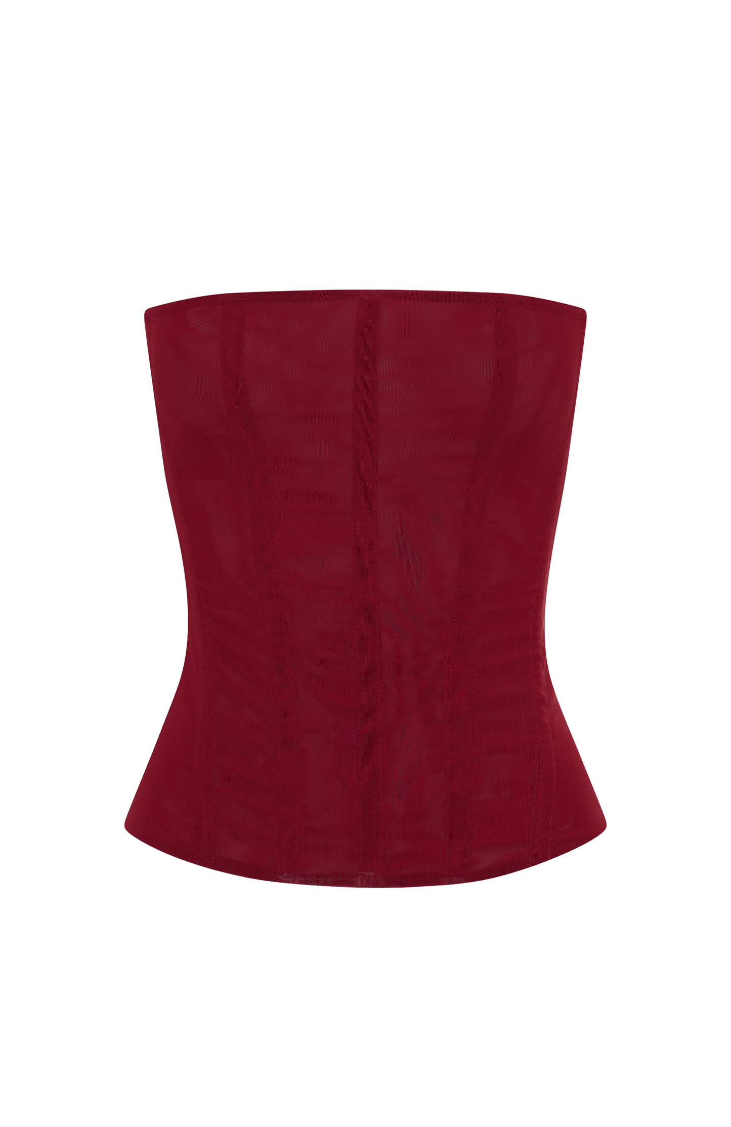 Tell Me A Secret Strapless Bustier Red